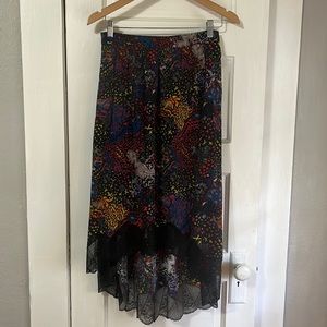 Zadig & Voltaire Joslin Glam Rock hi-lo skirt